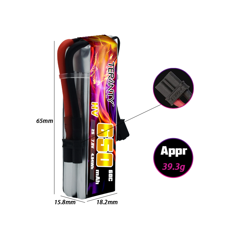 2/4/6/10PCS TERANTY 650mAh 2S  - Fpv Drone Kit review and price