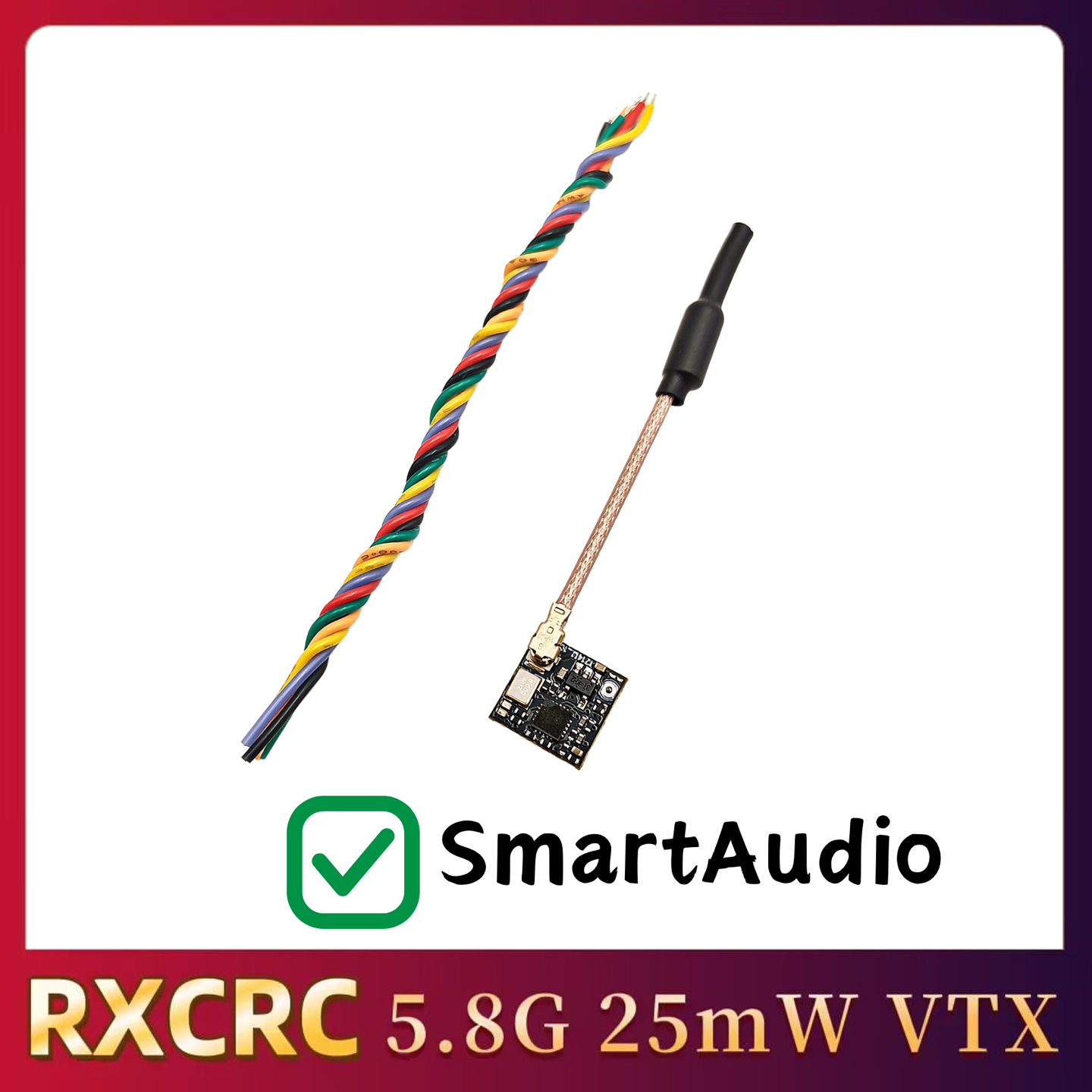 RXCRC 5.8GHz 48CH FPV 25mW Ana - Fpv Drone Frame review and price